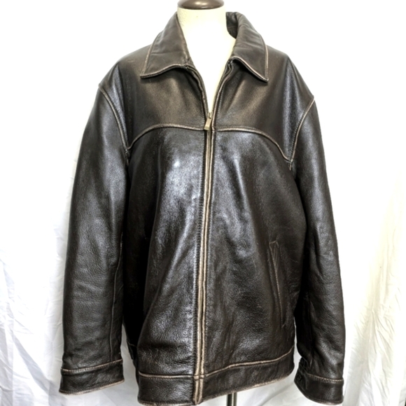 G3 heavy leather, men's coat and size extra large - Picture 1 of 12